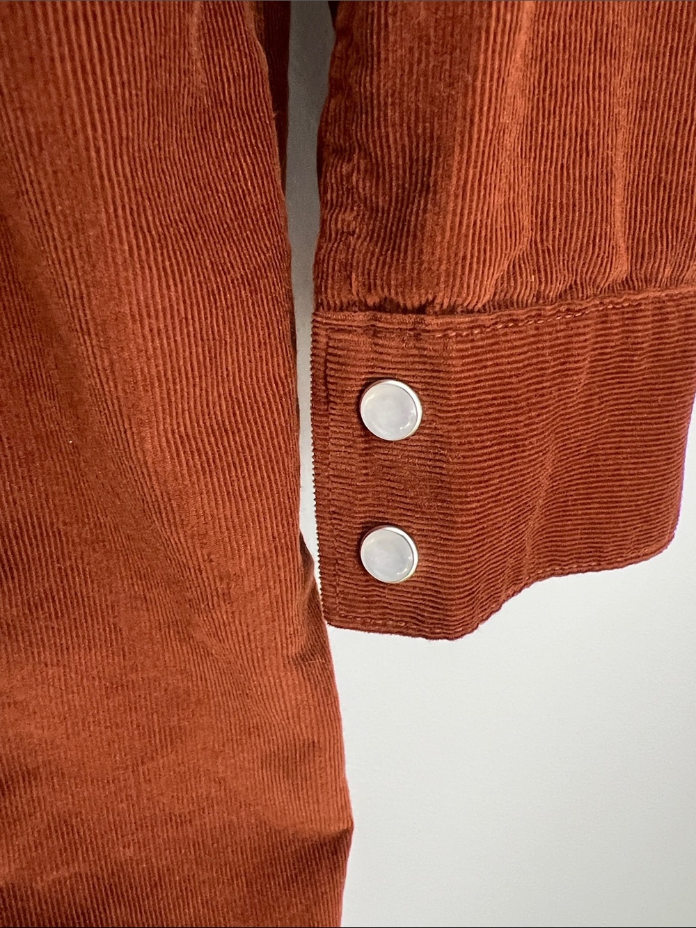 GAP | Corduroy Western Sierra Brown #516748-00 Shirt Dress Size M - Picture 5 of 15